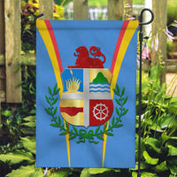 Aruba Garden Flag National Emblem Featuring the Lion Symbol - Majestic Design