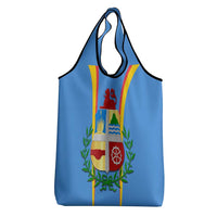 Aruba Grocery Bag National Emblem Featuring the Lion Symbol - Majestic Design