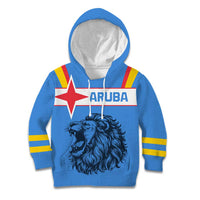 Aruba Kid Hoodie National Emblem Featuring the Lion Symbol - Majestic Design