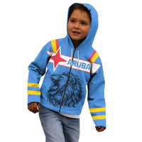 Aruba Kid Hoodie National Emblem Featuring the Lion Symbol - Majestic Design