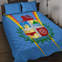 Aruba Quilt Bed Set National Emblem Featuring the Lion Symbol - Majestic Design