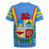 Aruba Rugby Jersey National Emblem Featuring the Lion Symbol - Majestic Design