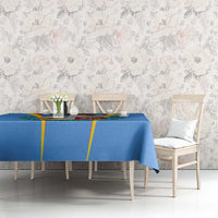 Aruba Tablecloth National Emblem Featuring the Lion Symbol - Majestic Design