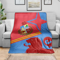 Aruba Flag Blanket Elements Merged with Country's Shape – Unique National Design