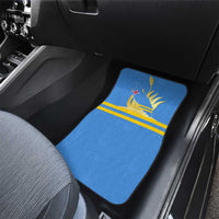 Aruba Flag Car Mats Elements Merged with Country's Shape – Unique National Design