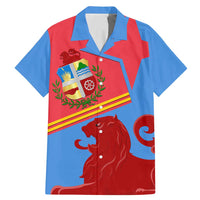 Aruba Flag Family Matching Mermaid Dress and Hawaiian Shirt Elements Merged with Country's Shape – Unique National Design