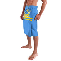 Aruba Flag Lavalava Elements Merged with Country's Shape – Unique National Design