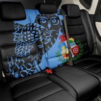 Aruba's Mascot Back Car Seat Cover Blended with National Flag Details – Symbolic Design