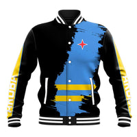 Aruba's Mascot Baseball Jacket Blended with National Flag Details – Symbolic Design