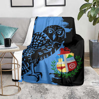Aruba's Mascot Blanket Blended with National Flag Details – Symbolic Design
