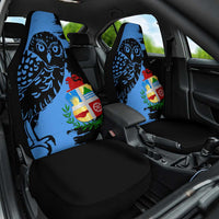 Aruba's Mascot Car Seat Cover Blended with National Flag Details – Symbolic Design