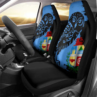 Aruba's Mascot Car Seat Cover Blended with National Flag Details – Symbolic Design