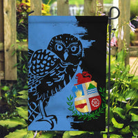 Aruba's Mascot Garden Flag Blended with National Flag Details – Symbolic Design