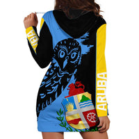 Aruba's Mascot Hoodie Dress Blended with National Flag Details – Symbolic Design