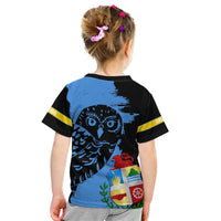 Aruba's Mascot Kid T Shirt Blended with National Flag Details – Symbolic Design