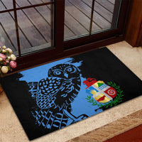 Aruba's Mascot Rubber Doormat Blended with National Flag Details – Symbolic Design