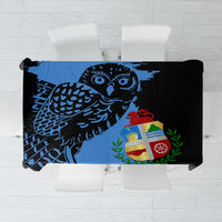 Aruba's Mascot Tablecloth Blended with National Flag Details – Symbolic Design