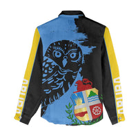 Aruba's Mascot Women Casual Shirt Blended with National Flag Details – Symbolic Design