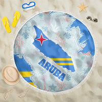 Aruba Beach Blanket with Marine Patterns – Ocean-Inspired Design