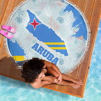 Aruba Beach Blanket with Marine Patterns – Ocean-Inspired Design