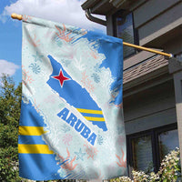 Aruba Garden Flag with Marine Patterns – Ocean-Inspired Design