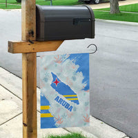 Aruba Garden Flag with Marine Patterns – Ocean-Inspired Design