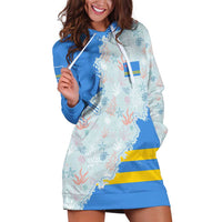 Aruba Hoodie Dress with Marine Patterns – Ocean-Inspired Design