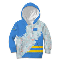 Aruba Kid Hoodie with Marine Patterns – Ocean-Inspired Design