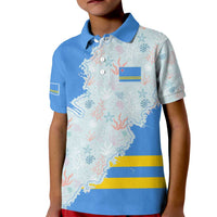 Aruba Kid Polo Shirt with Marine Patterns – Ocean-Inspired Design