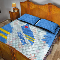 Aruba Quilt Bed Set with Marine Patterns – Ocean-Inspired Design