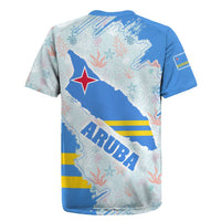 Aruba Rugby Jersey with Marine Patterns – Ocean-Inspired Design