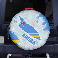 Aruba Spare Tire Cover with Marine Patterns – Ocean-Inspired Design