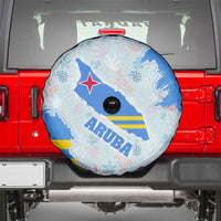 Aruba Spare Tire Cover with Marine Patterns – Ocean-Inspired Design