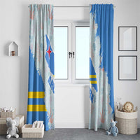 Aruba Window Curtain with Marine Patterns – Ocean-Inspired Design