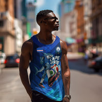 Personalized Cape Verde Football Men Tank Top Blue Shark Mascot Cabo Verdean - Gradient Art