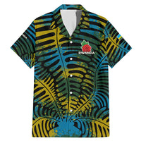 Rwanda Family Matching Mermaid Dress and Hawaiian Shirt with Gorilla Family Kwita Izina Leaf Jungle Spirit