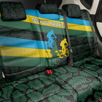 Rwanda Back Car Seat Cover with Tour du Rwanda Cycling Race Flag Stripe Spirit