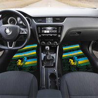 Rwanda Car Mats with Tour du Rwanda Cycling Race Flag Stripe Spirit