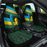 Rwanda Car Seat Cover with Tour du Rwanda Cycling Race Flag Stripe Spirit