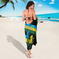 Rwanda Sarong with Tour du Rwanda Cycling Race Flag Stripe Spirit
