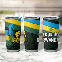 Rwanda Tumbler Cup with Tour du Rwanda Cycling Race Flag Stripe Spirit