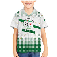 Algeria Soccer Family Matching Mermaid Dress and Hawaiian Shirt with Desert Warriors Text and National Flag Design