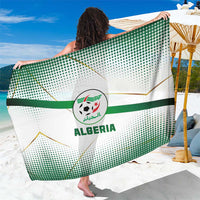 Algeria Soccer Sarong with Desert Warriors Text and National Flag Design
