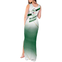 Algeria Soccer Tank Maxi Dress with Desert Warriors Text and National Flag Design