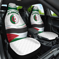 Algeria Car Seat Cover with National Flag and Coat of Arms Crest Design