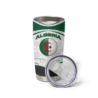 Algeria Tumbler Cup with National Flag and Coat of Arms Crest Design