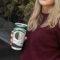 Algeria Tumbler Cup with National Flag and Coat of Arms Crest Design