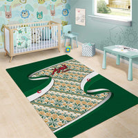 Algeria Area Rug with Arabic Calligraphy and Traditional Pattern Design