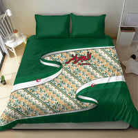 Algeria Bedding Set with Arabic Calligraphy and Traditional Pattern Design