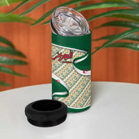 Algeria 4 in 1 Can Cooler Tumbler with Arabic Calligraphy and Traditional Pattern Design